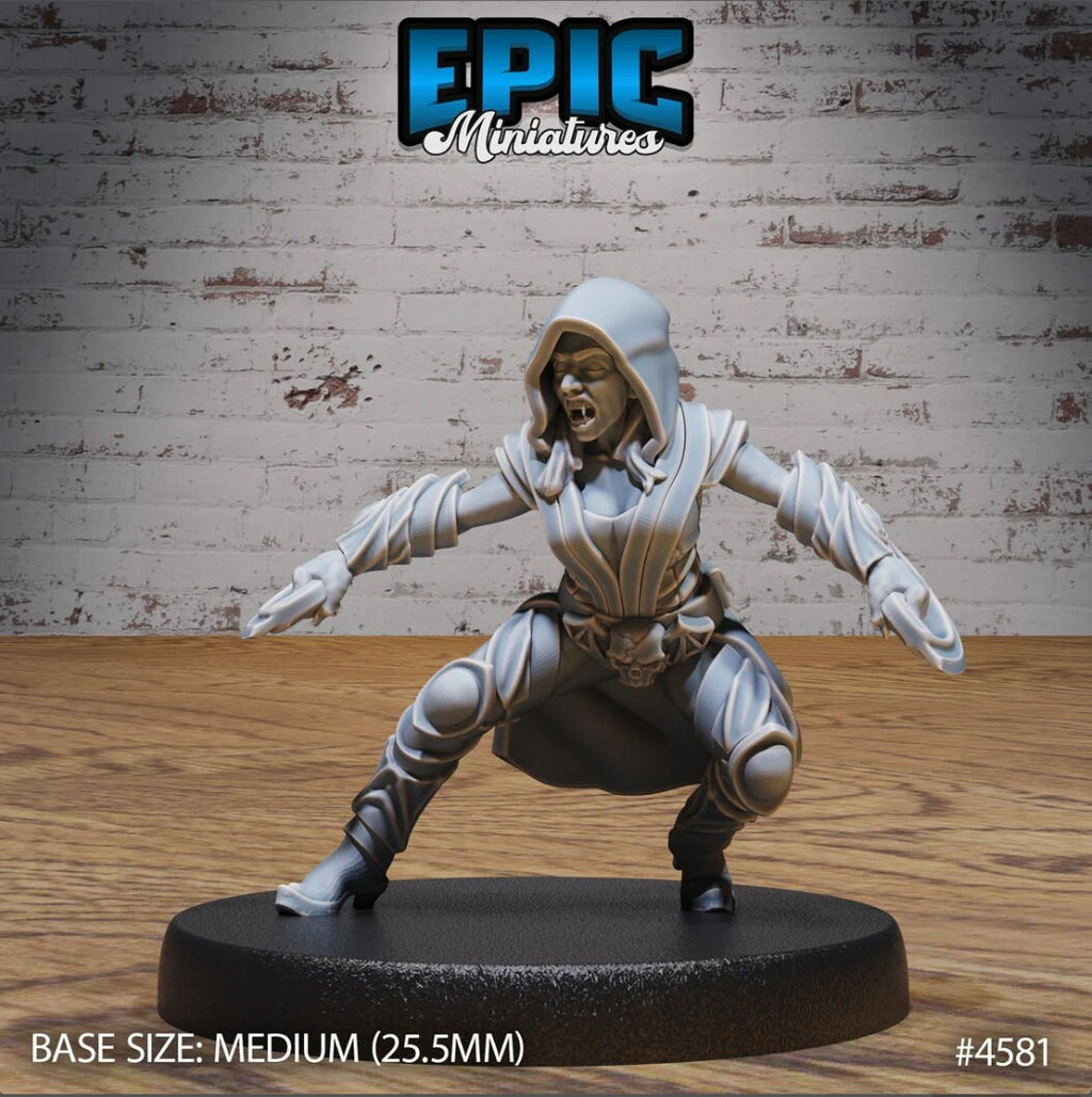 Vampire Army 2nd Set of 4 front DND miniature Vampire Invasion 16k resin