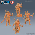 Noble Human Set of 4 DND miniatures group photo Guild of Thieves