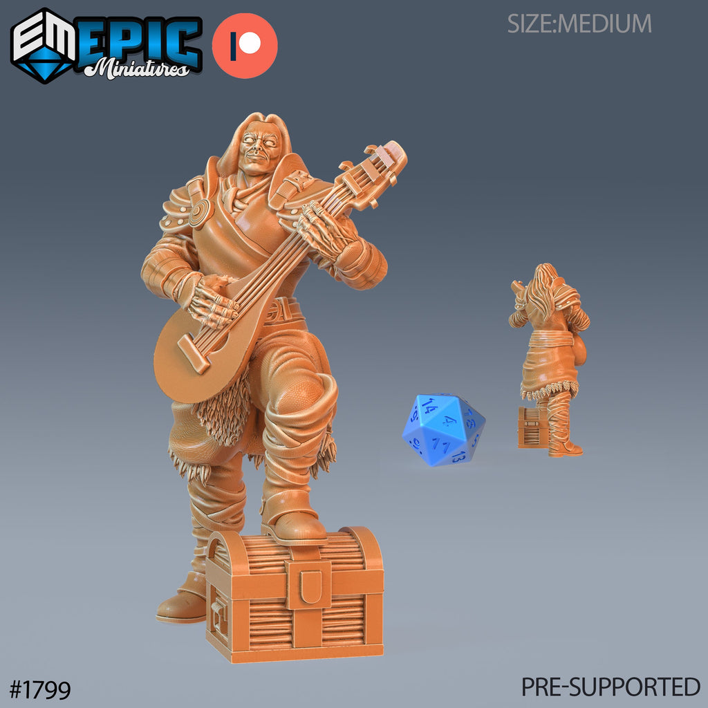 Noble Human Option #1799 front DND miniature Guild of Thieves 16k resin