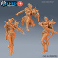 Female Assassin Set of 3 DND miniatures group photo Guild of Thieves