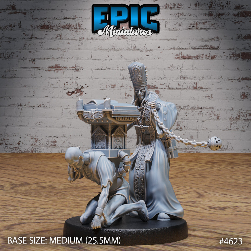 Fallen Bishop of 4 DND miniature Faith Defender photo 6
