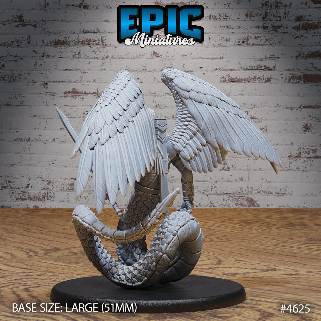 Holy Serpent Option #4625 back DND miniature Faith Defender 16k resin