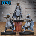 Monster Hunter Van Helsing Set of 3 DND miniatures group photo Faith Defender