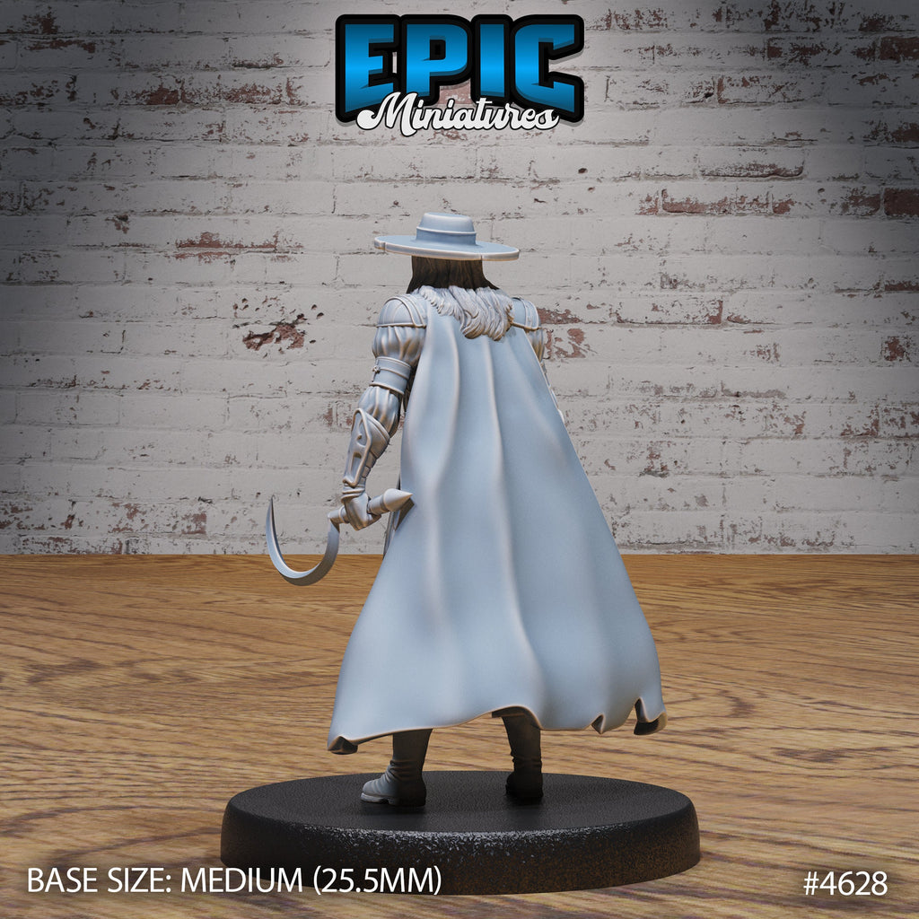 Monster Hunter Van Helsing Option #4628 back DND miniature Faith Defender 16k resin