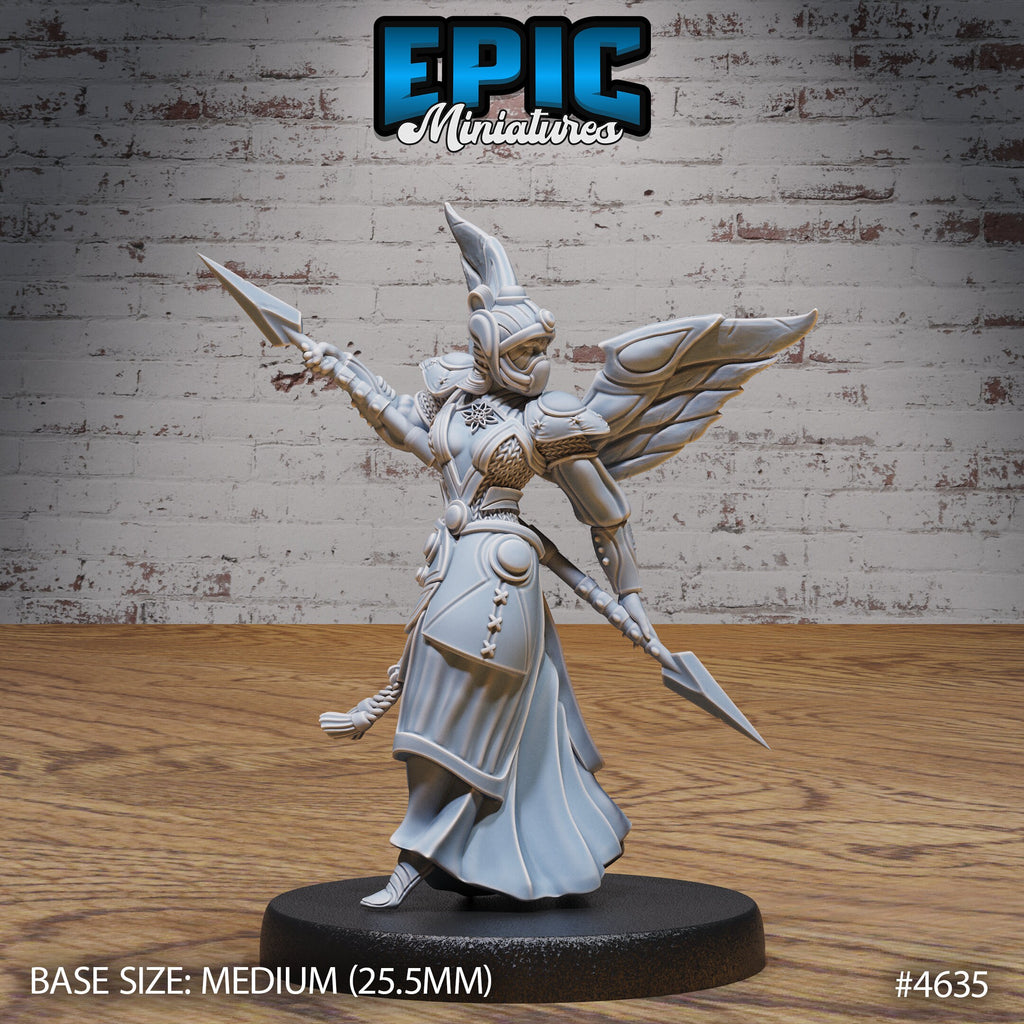 Astral Deva Option #4636 front DND miniature Faith Defender 16k resin