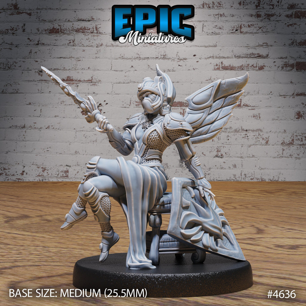 Astral Deva Option #4634 front DND miniature Faith Defender 16k resin