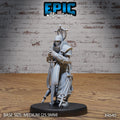 Inquisitor Knight Option #4640 front DND miniature Faith Defender 16k resin
