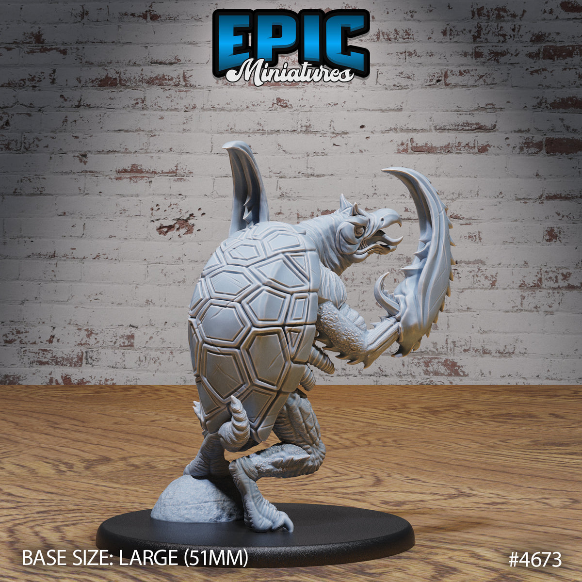 Hook Horror Classic Option #4673 back DND miniature Beast Hunt 16k resin
