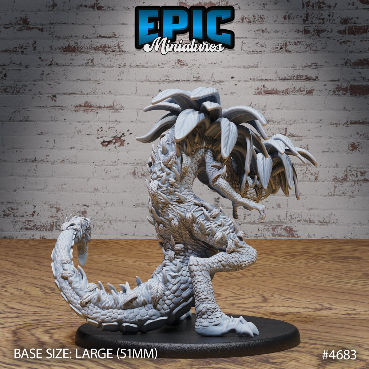 Hunting Reptile Option #4684 back DND miniature Beast Hunt 16k resin