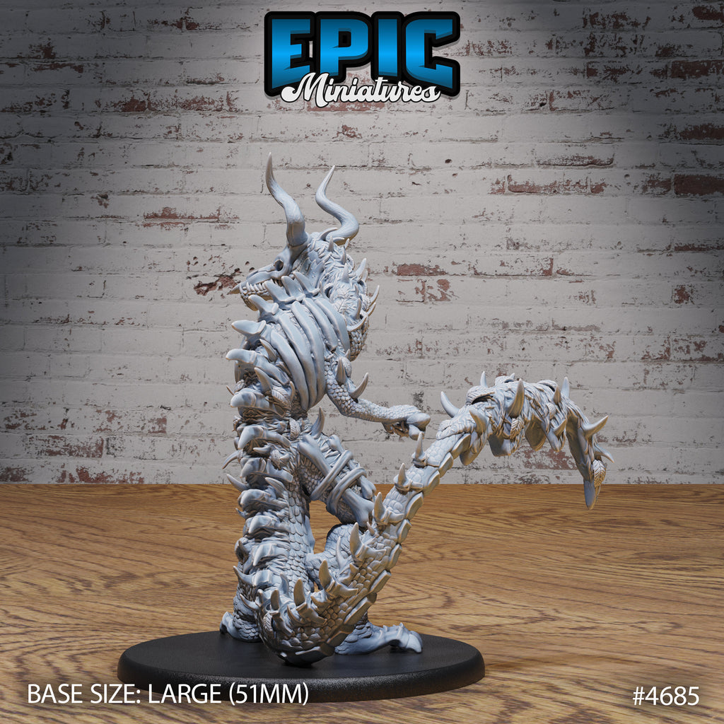 Hunting Reptile Option #4683 back DND miniature Beast Hunt 16k resin
