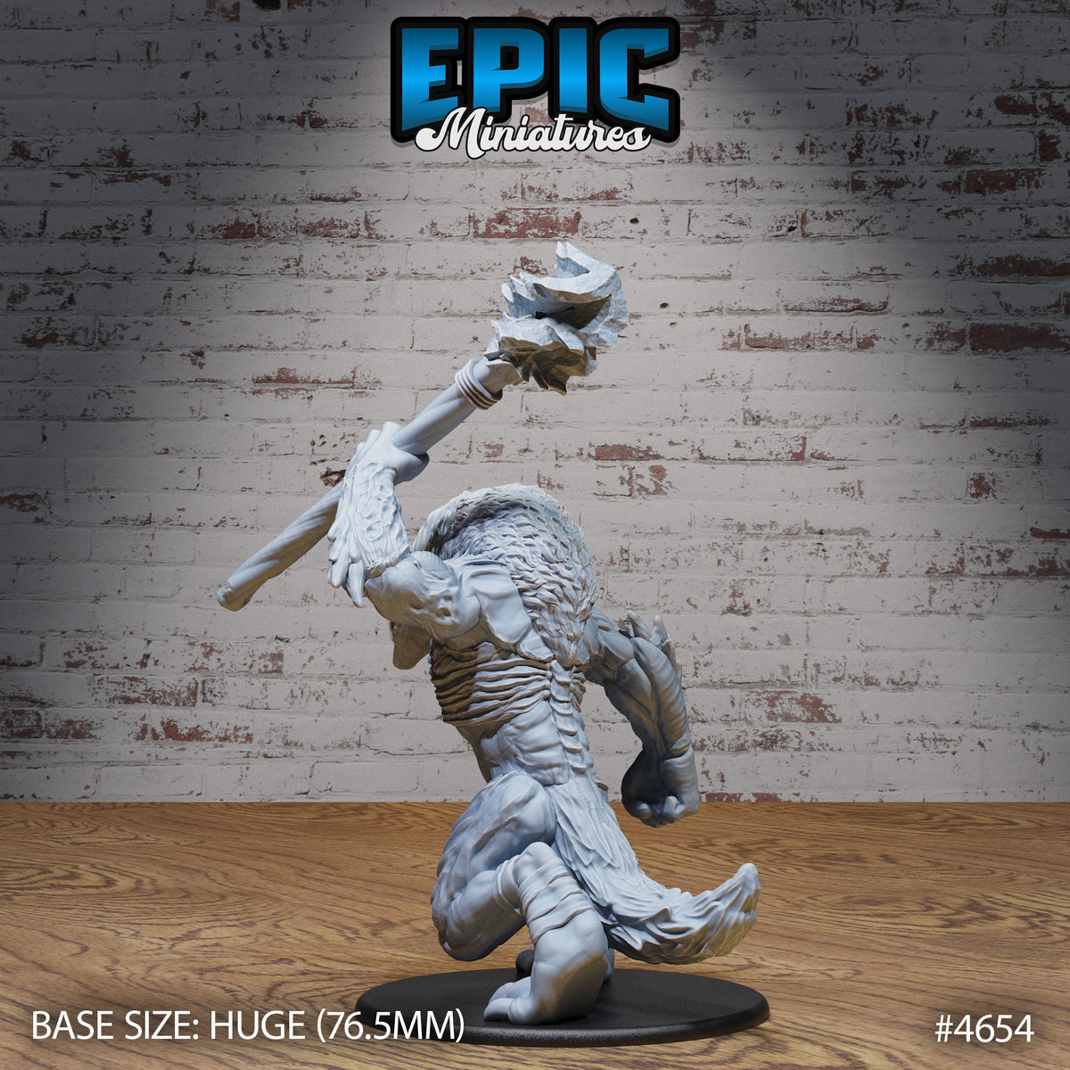 Demon Lord Yeenoghu Option #4654 (2) front DND miniature Beast Hunt 16k resin