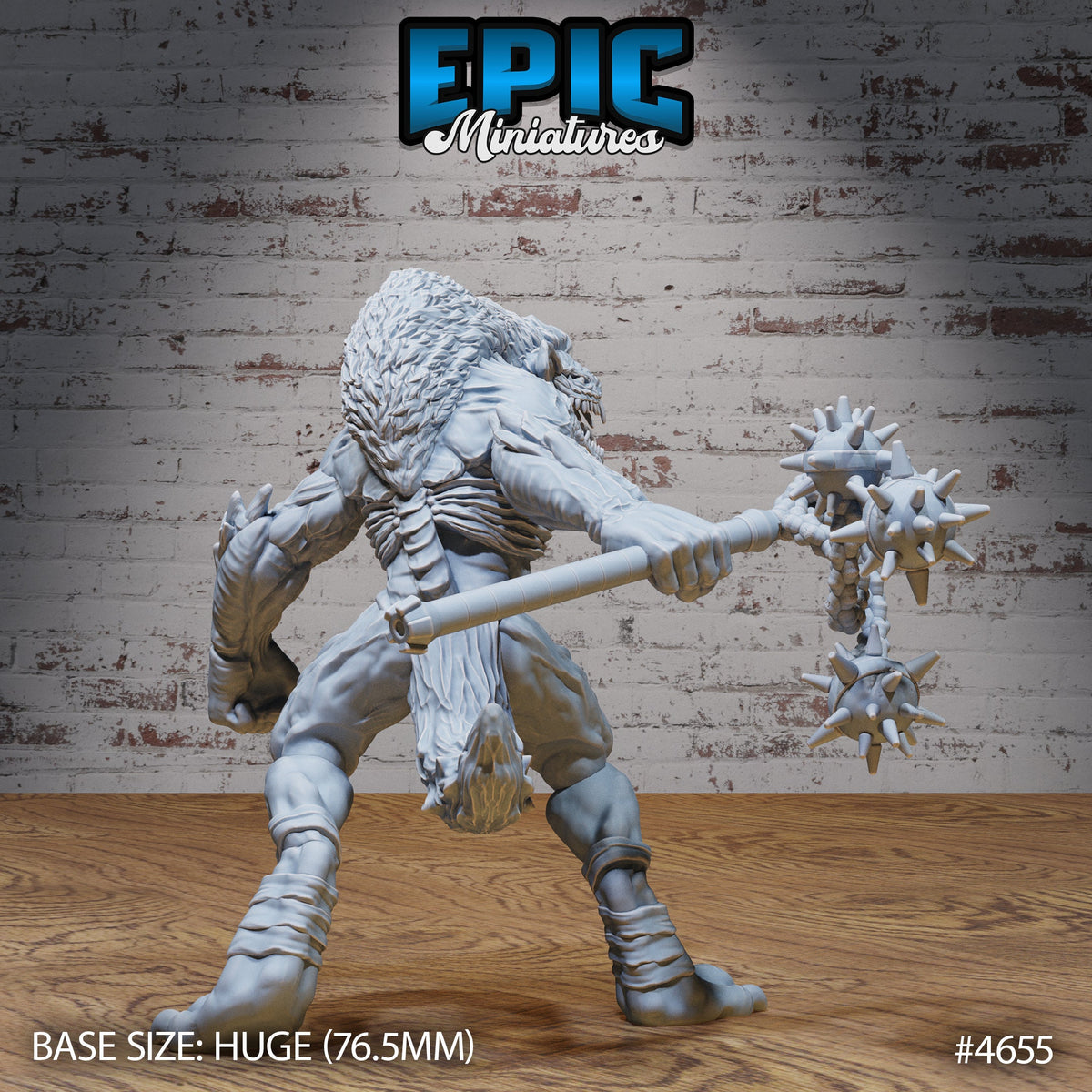 Demon Lord Yeenoghu Option #4653 front DND miniature Beast Hunt 16k resin