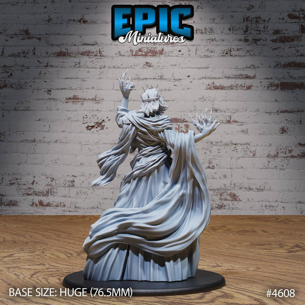 White God Avatar Option #4609 back DND miniature Faith Defender 16k resin