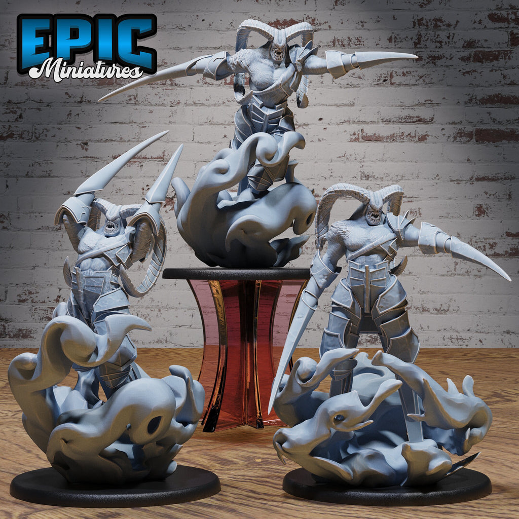 Armored Nightwalker Set of 3 DND miniatures group photo Vampire Invasion