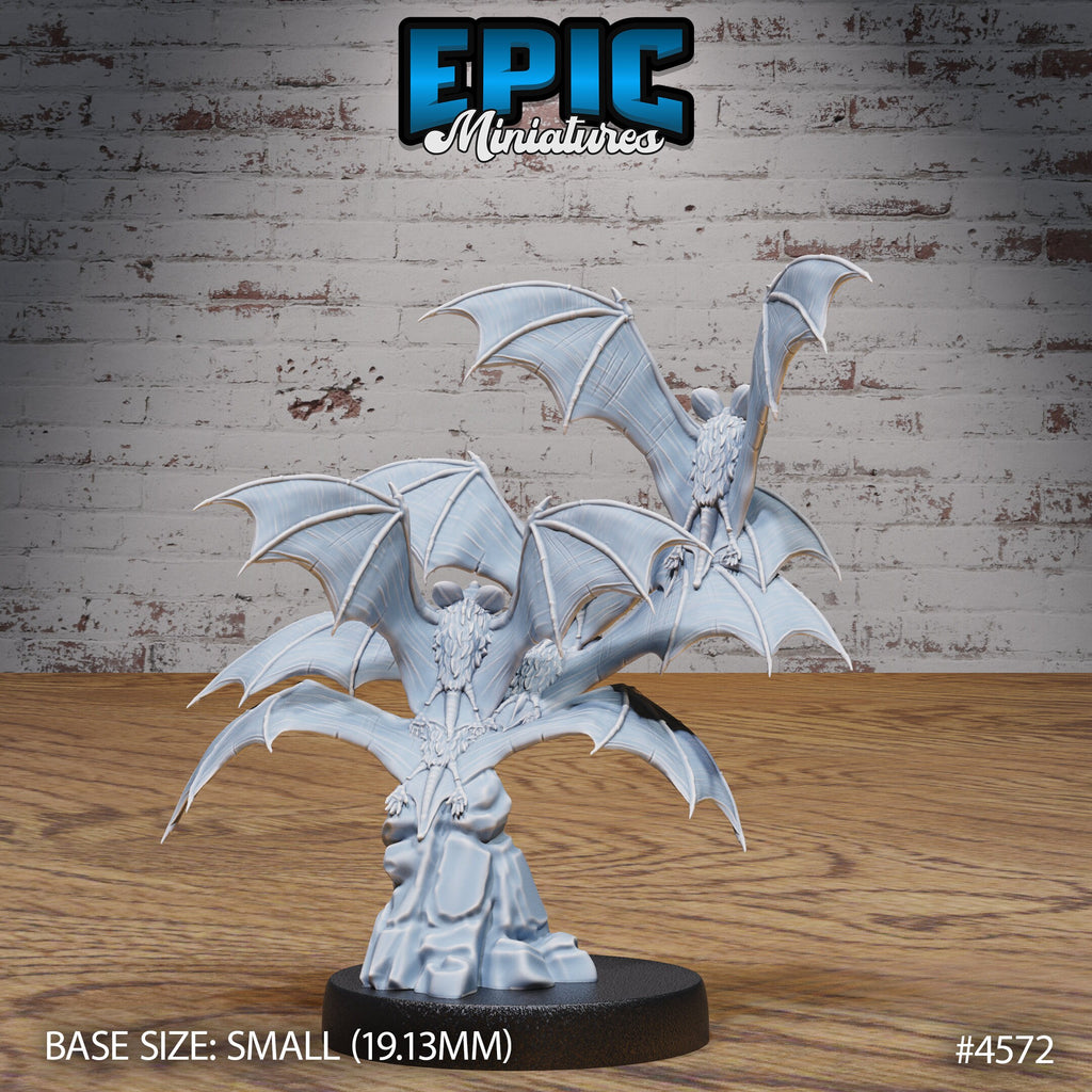 Bat Swarm Option #4572 front DND miniature Vampire Invasion 16k resin