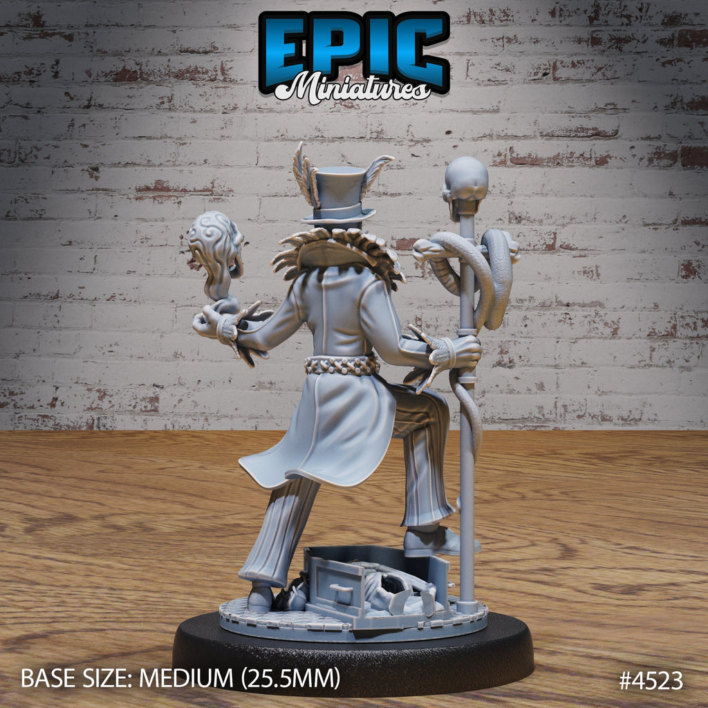 Soul Magician Option #4522 front DND miniature Safari Tour 16k resin