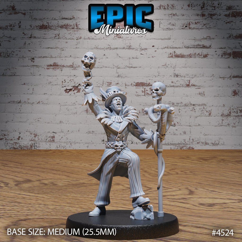 Soul Magician Option #4523 front DND miniature Safari Tour 16k resin