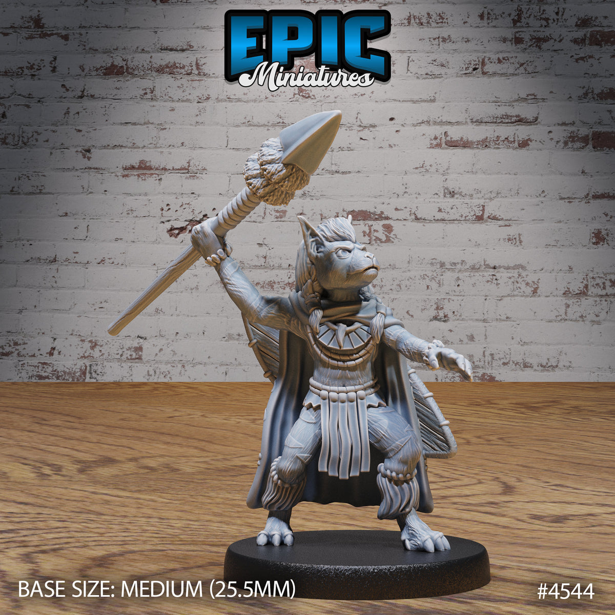 Beast Folk Tribe Option #4545 front DND miniature Safari Tour 16k resin