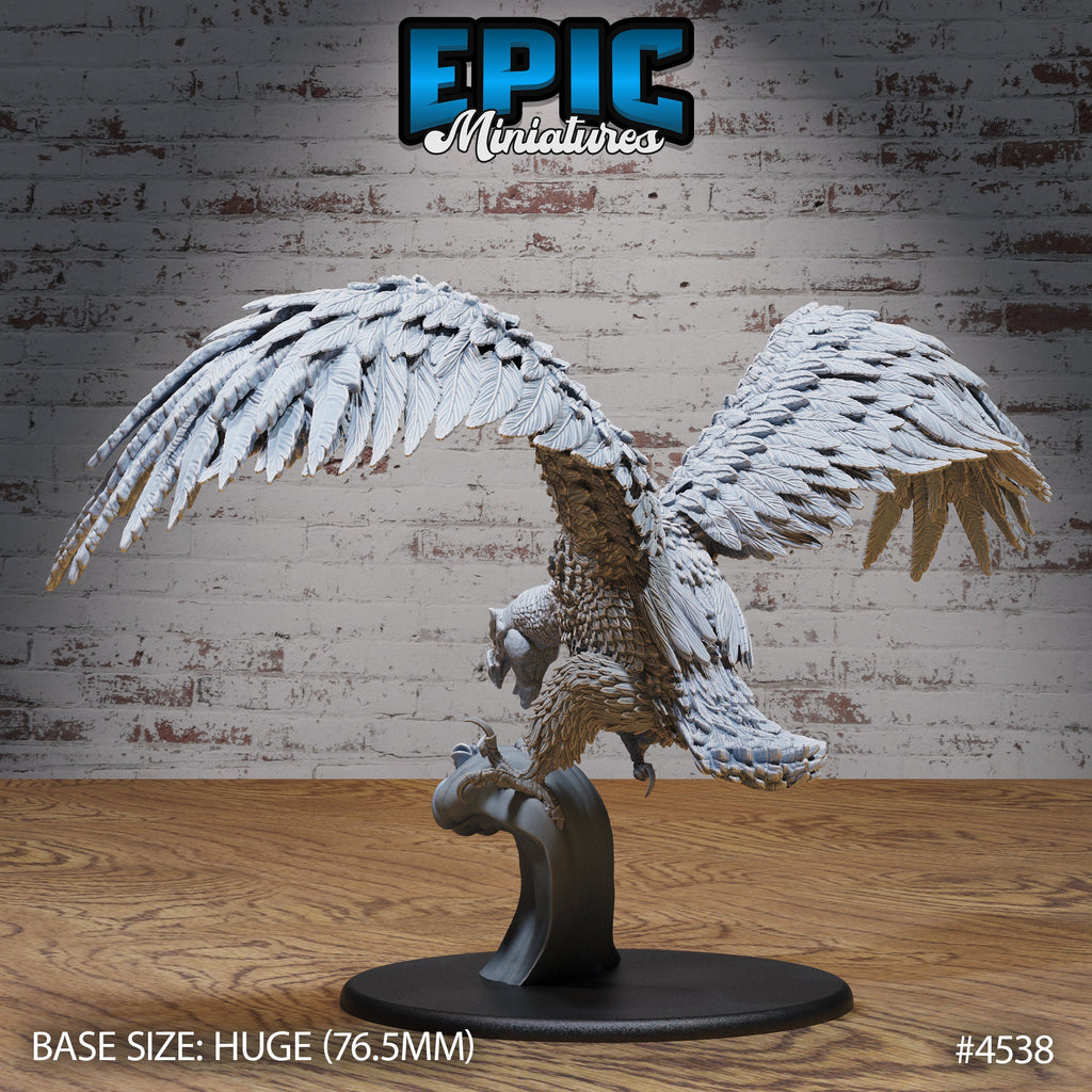 Giant Vulture Avatar Option #4539 back DND miniature Safari Tour 16k resin