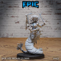 Naga Queen Option #4423 front DND miniature Serpents Rage 16k resin