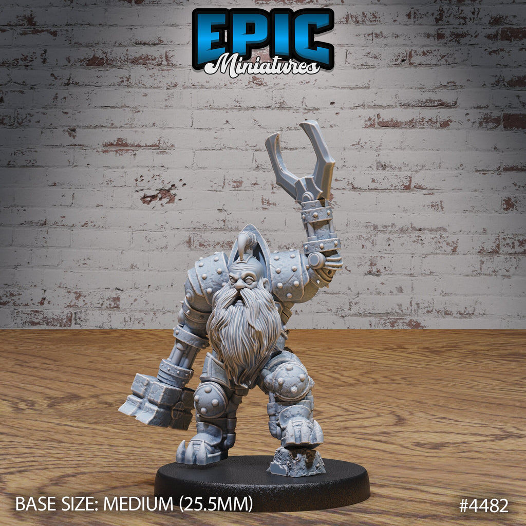 Dark Dwarf Option #4482 back DND miniature Vampire Invasion 16k resin