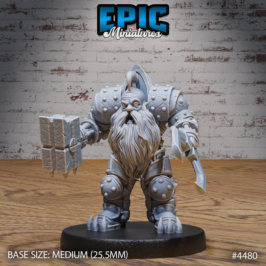 Dark Dwarf Option #4480 back DND miniature Vampire Invasion 16k resin