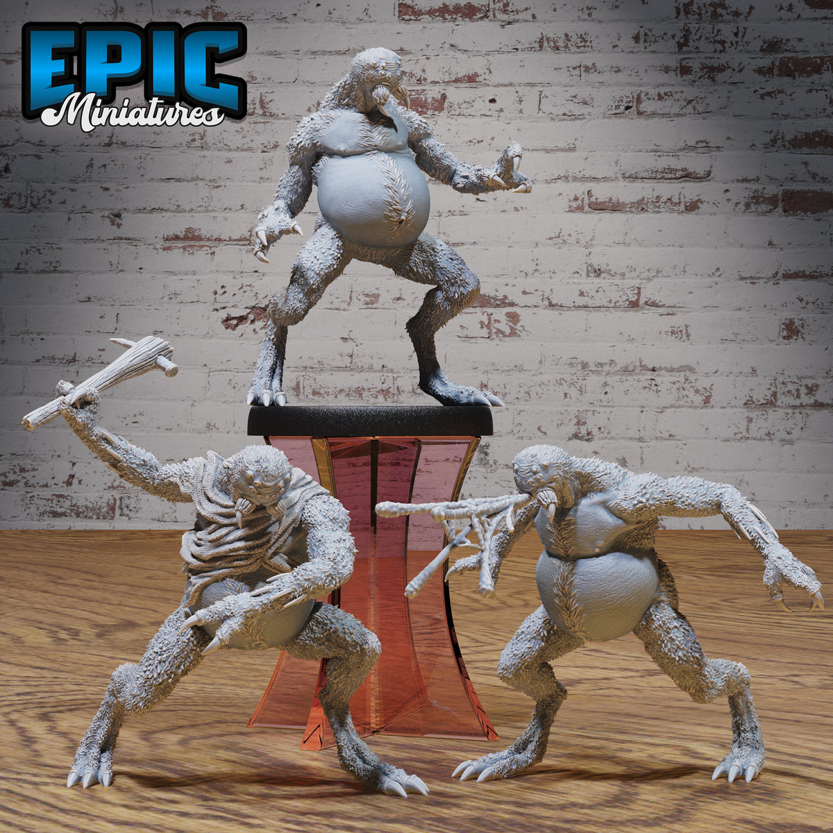 Ettercap Set of 3 DND miniatures group photo Vampire Invasion