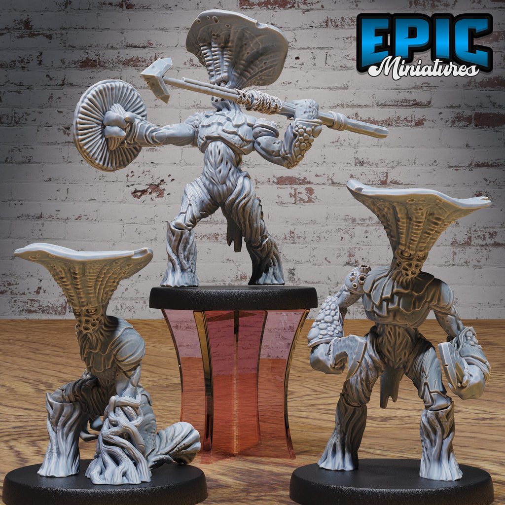 Mushroom Folk Set of 3 DND miniatures group photo Vampire Invasion