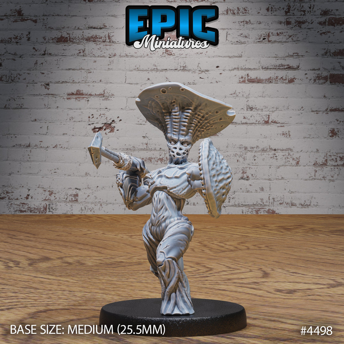 Mushroom Folk Option #4497 front DND miniature Vampire Invasion 16k resin