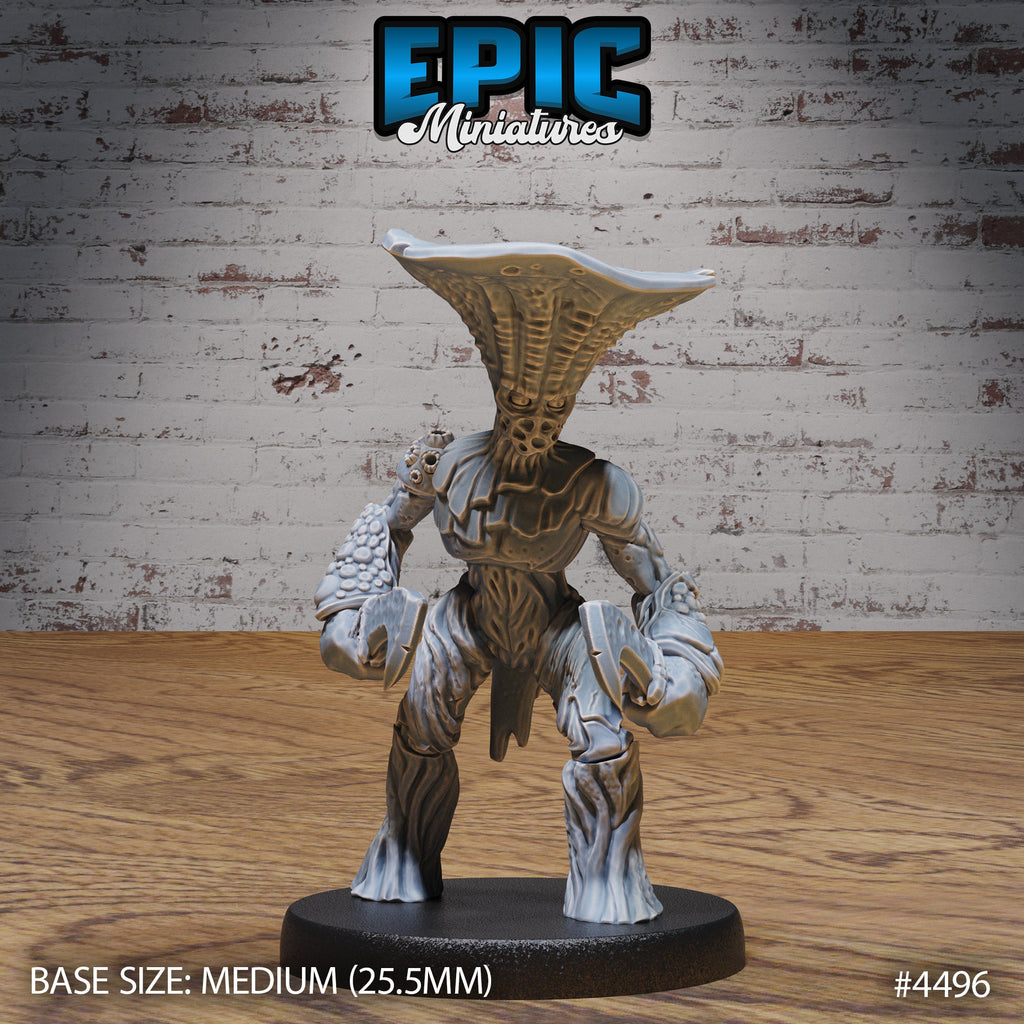 Mushroom Folk Option #4496 front DND miniature Vampire Invasion 16k resin