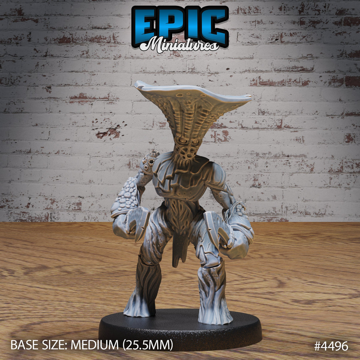 Mushroom Folk Option #4496 front DND miniature Vampire Invasion 16k resin