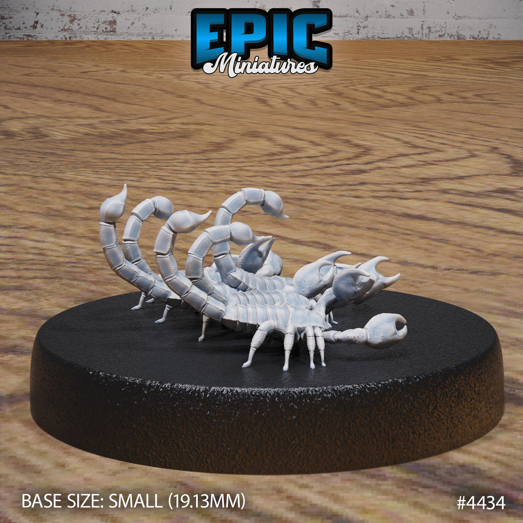 Scorpion Swarm Option #4435 front DND miniature Serpents Rage 16k resin