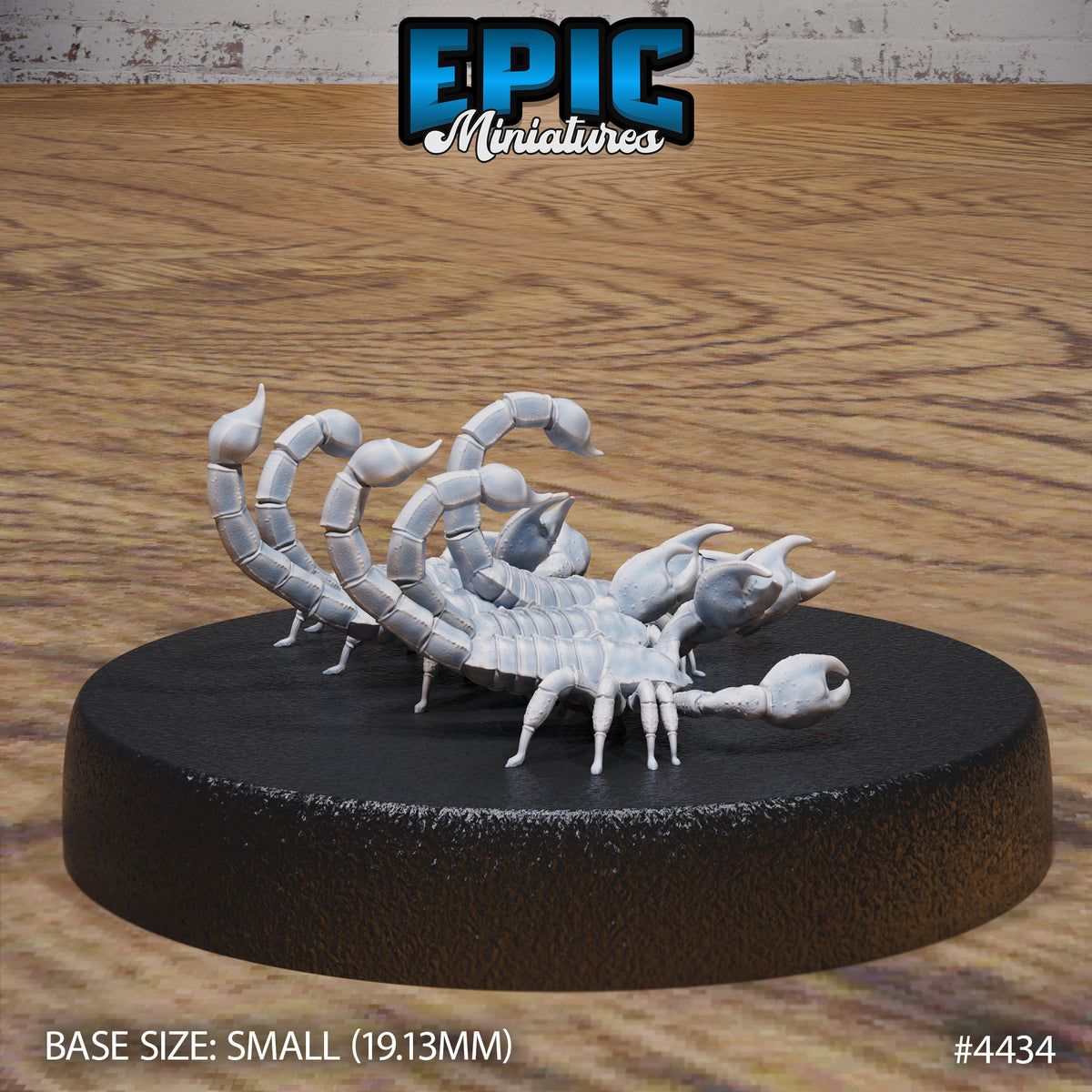 Scorpion Swarm Option #4435 front DND miniature Serpents Rage 16k resin