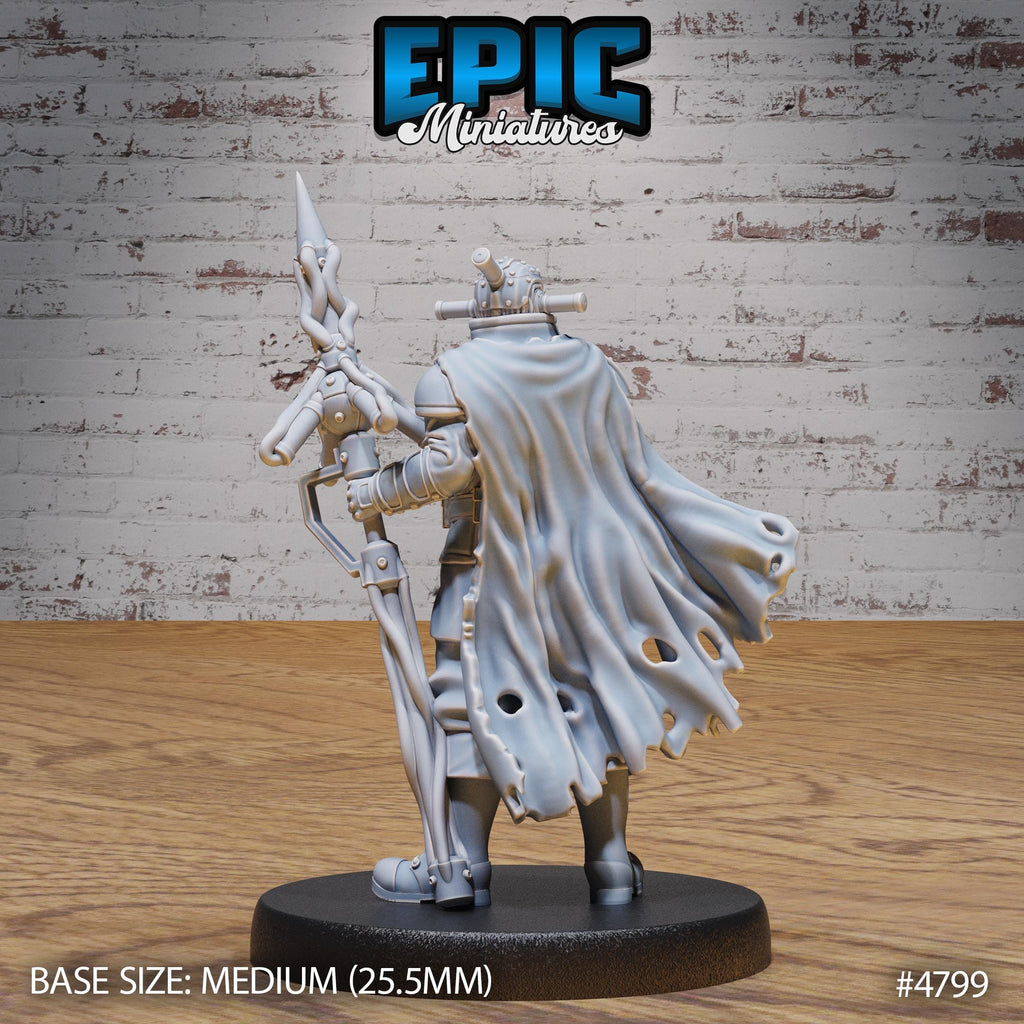 Iron Mind Warrior Option #4799 back DND miniature Steam Society 16k resin