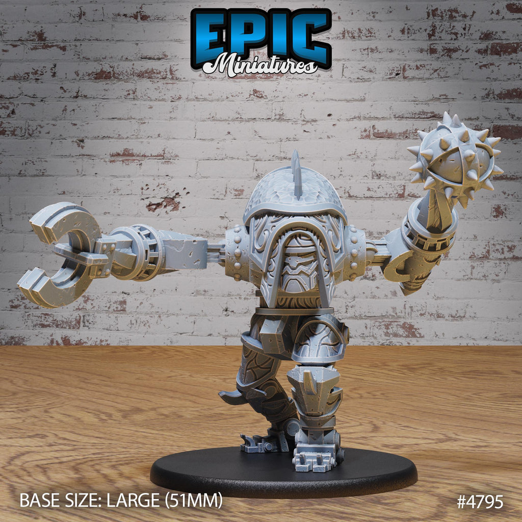 Destruction Automaton Option #4795 front DND miniature Steam Society 16k resin