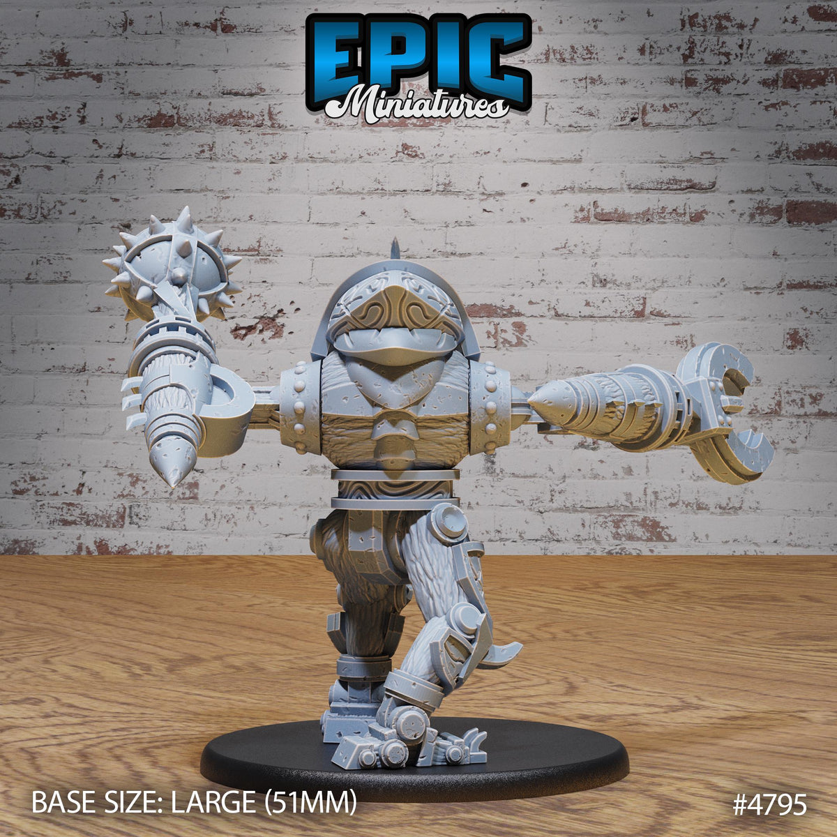 Destruction Automaton Option #4795 back DND miniature Steam Society 16k resin
