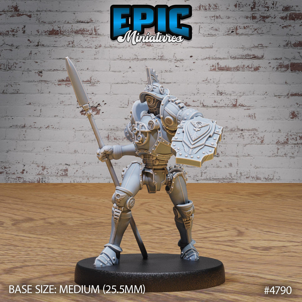 Construct Gladiator Option #4790 back DND miniature Steam Society 16k resin