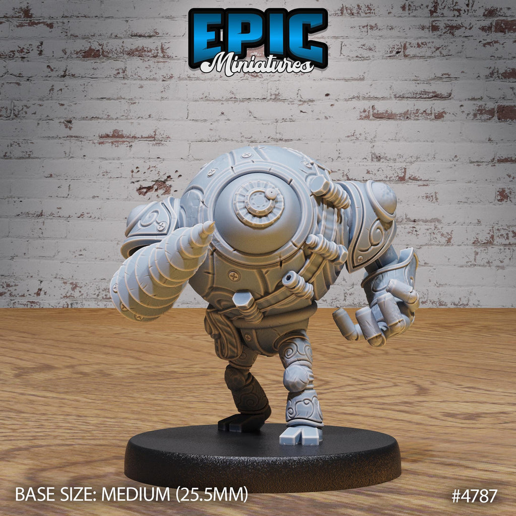 Clockwork Mono Drone Option #4787 front DND miniature Steam Society 16k resin