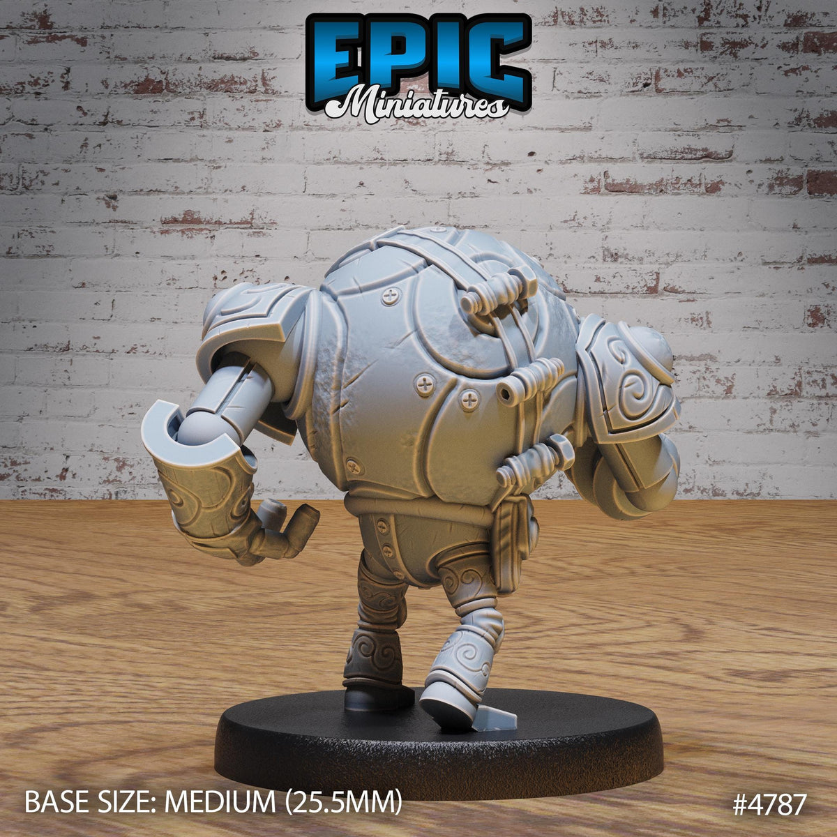 Clockwork Mono Drone Option #4787 back DND miniature Steam Society 16k resin