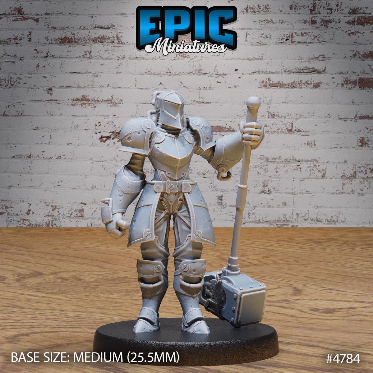 Exosuit Artificer Female Option #4784 front DND miniature Steam Society 16k resin
