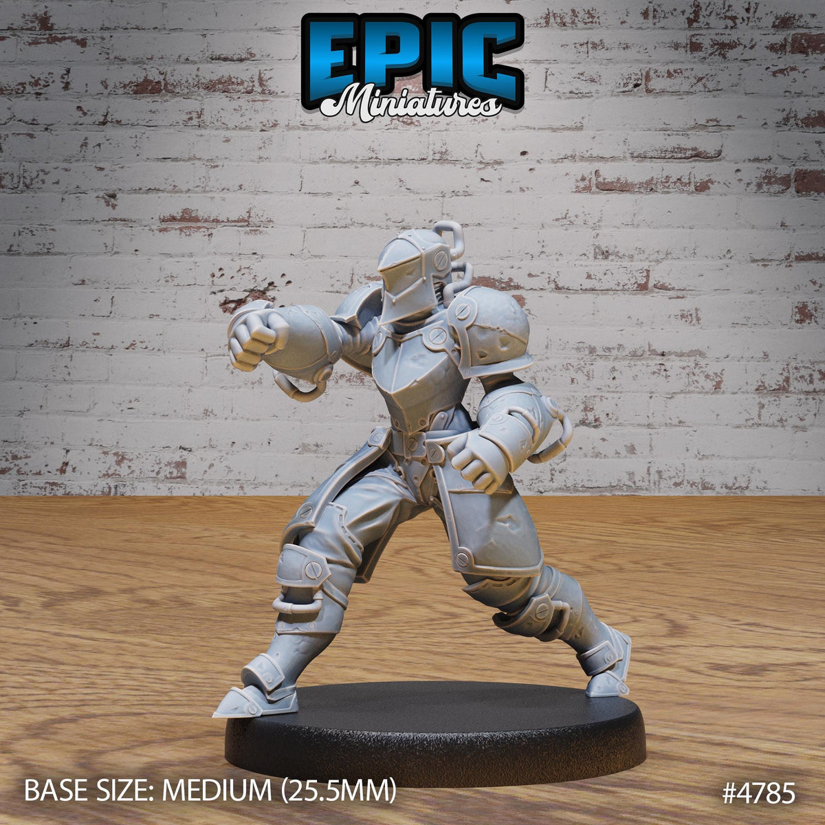 Exosuit Artificer Female Option #4786 front DND miniature Steam Society 16k resin