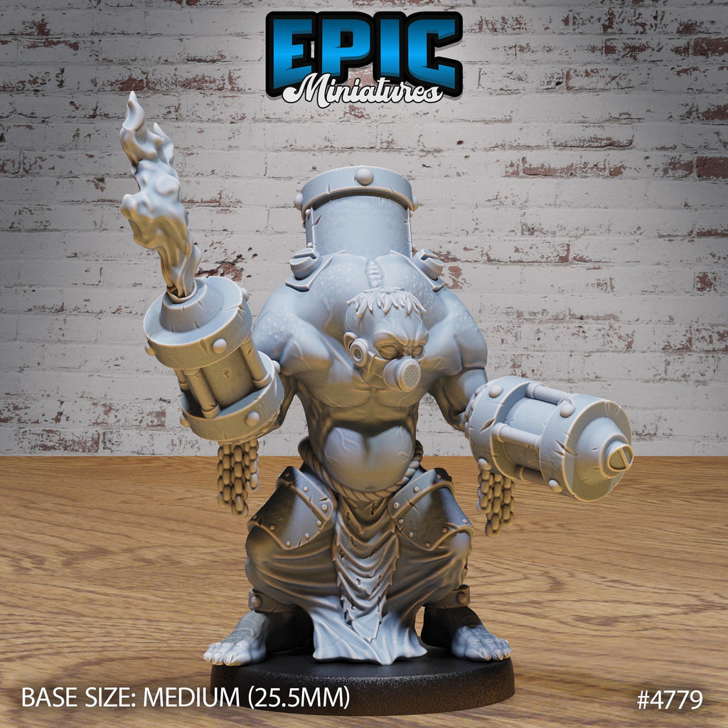 Steam Servant Option #4779 front DND miniature Steam Society 16k resin