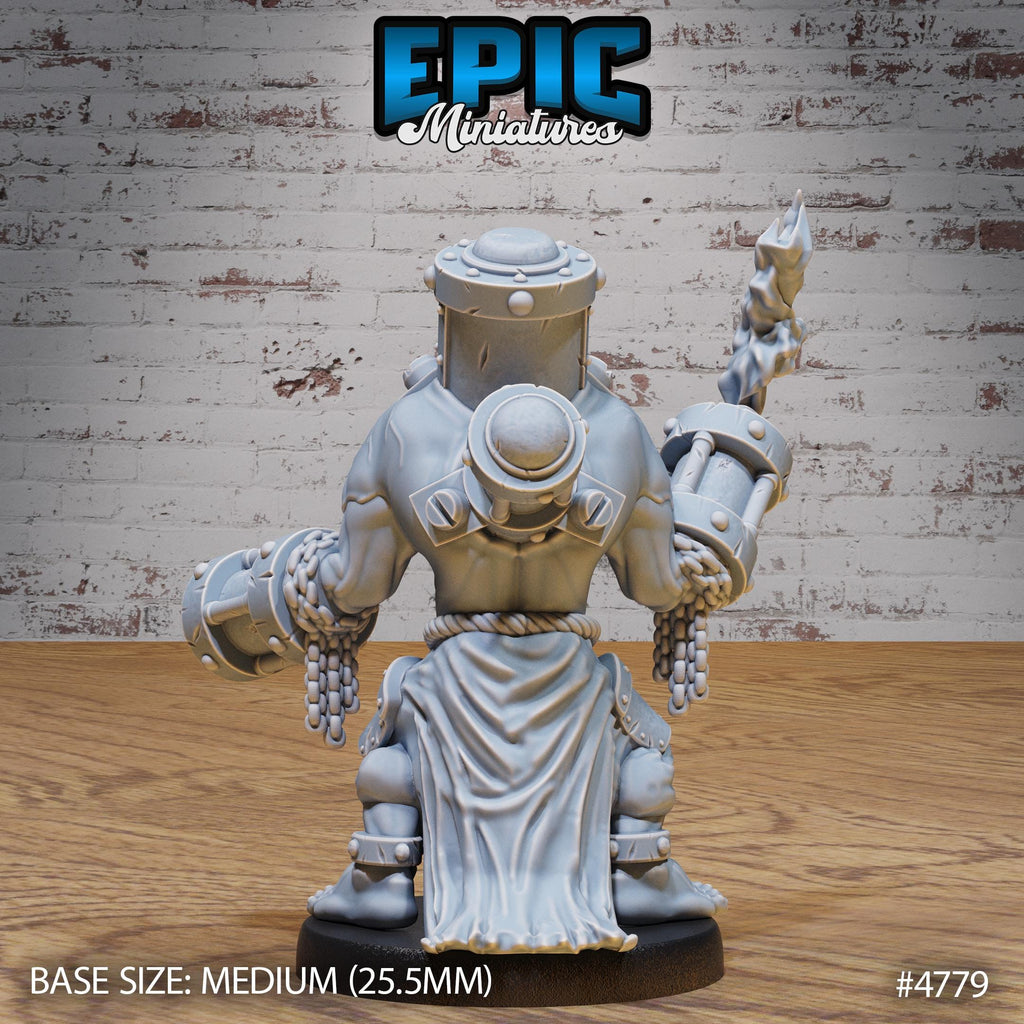 Steam Servant Option #4779 back DND miniature Steam Society 16k resin