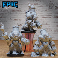 Steam Servant Set of 3 DND miniatures group photo Steam Society