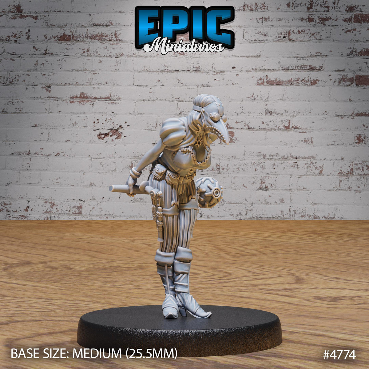 Esoteric Society Option #4774 front DND miniature Steam Society 16k resin