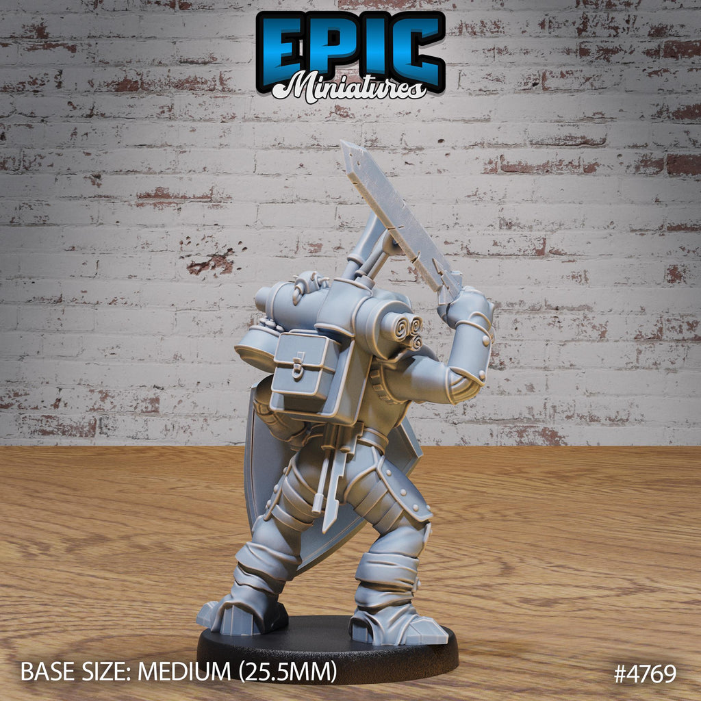Construct Alchemist Option #4769 back DND miniature Steam Society 16k resin