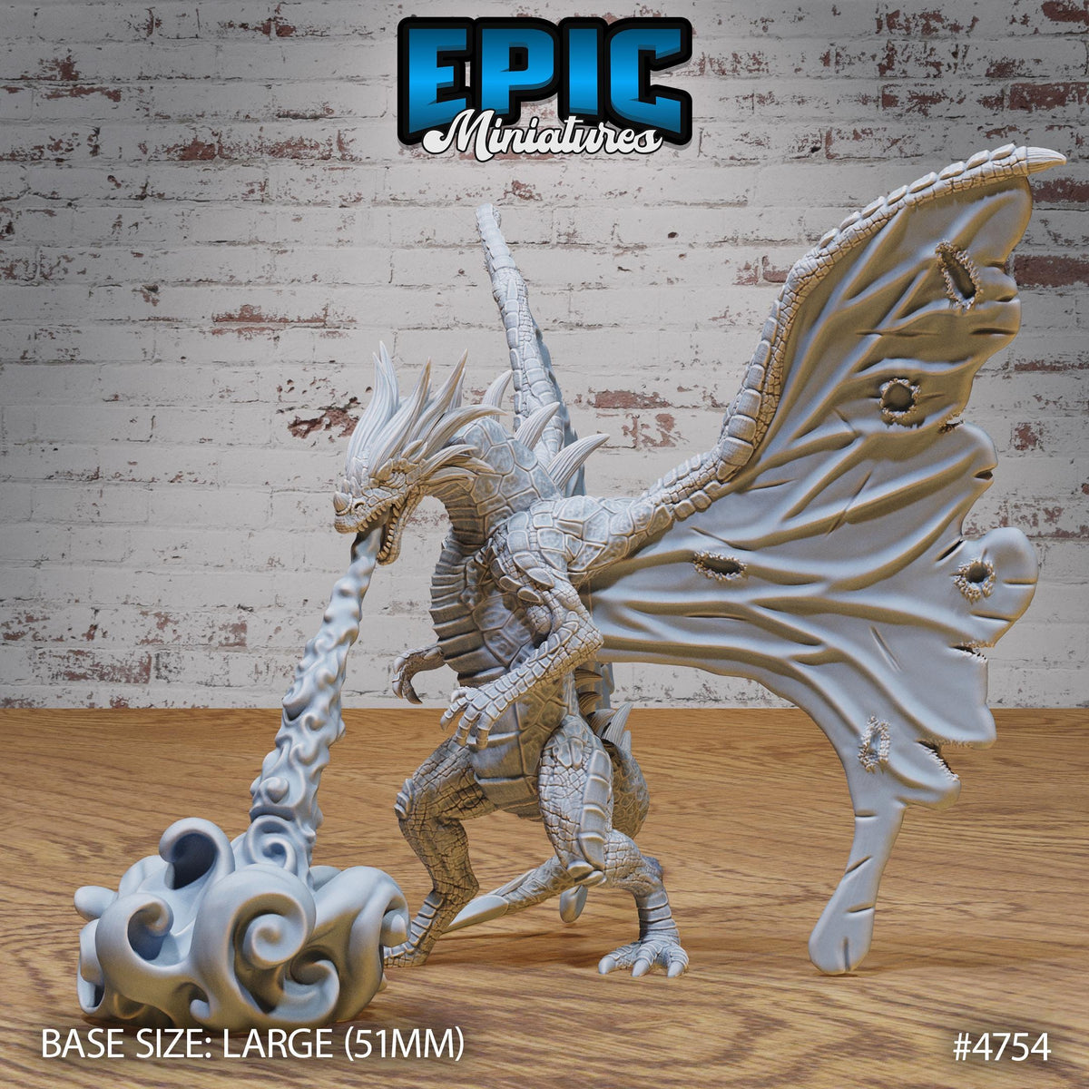 Fairy Dragon Option #4754 front DND miniature Old Fables 16k resin