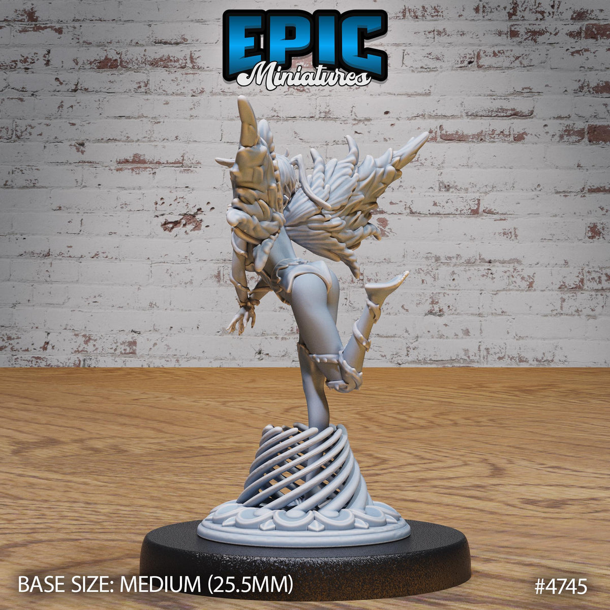 Wonder Pixie Set of 3 DND Minis | Old Fables Collection | TTRPG | Curse of Strahd Netherdeep Exandria Fewild Wildmother Fairy Sprite Fae Option #4745 back DND miniature  16k resin