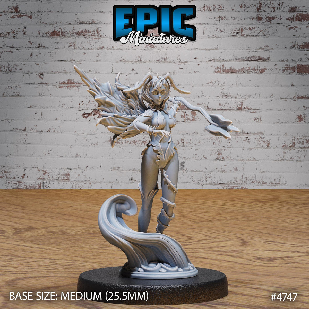 Wonder Pixie Set of 3 DND Minis | Old Fables Collection | TTRPG | Curse of Strahd Netherdeep Exandria Fewild Wildmother Fairy Sprite Fae Option #4747 front DND miniature  16k resin