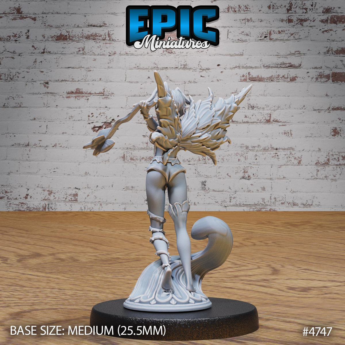 Wonder Pixie Set of 3 DND Minis | Old Fables Collection | TTRPG | Curse of Strahd Netherdeep Exandria Fewild Wildmother Fairy Sprite Fae Option #4747 back DND miniature  16k resin
